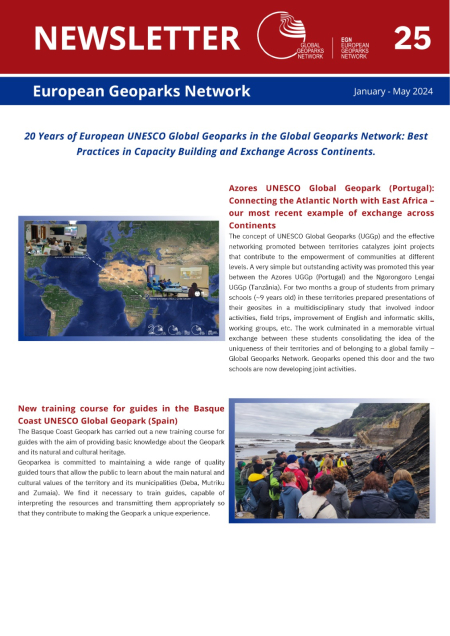 Geoparque Açores - Newsletter da EGN